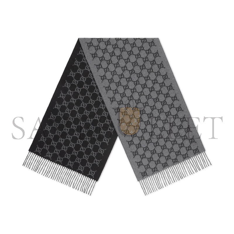 GUCCI SCHAL AUS GG KASCHMIR 8123174 (190*45cm)